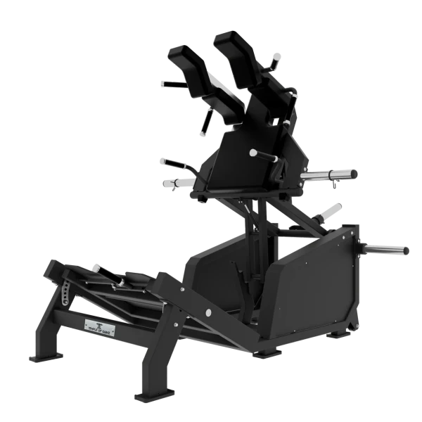 Plate-Loaded Adjustable Power Squat / V Squat / Hack Squat Machine