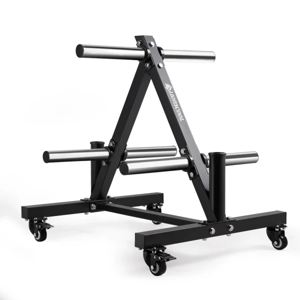 Olympic Weight Plate Tree Bumper Plate Storage Rack