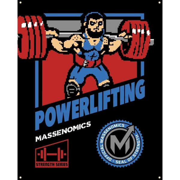 8-Bit Powerlifting Flag