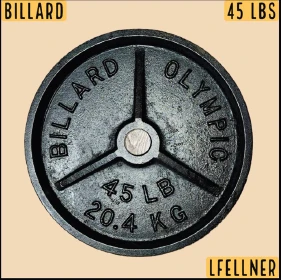 Billard Vintage Weight Plates