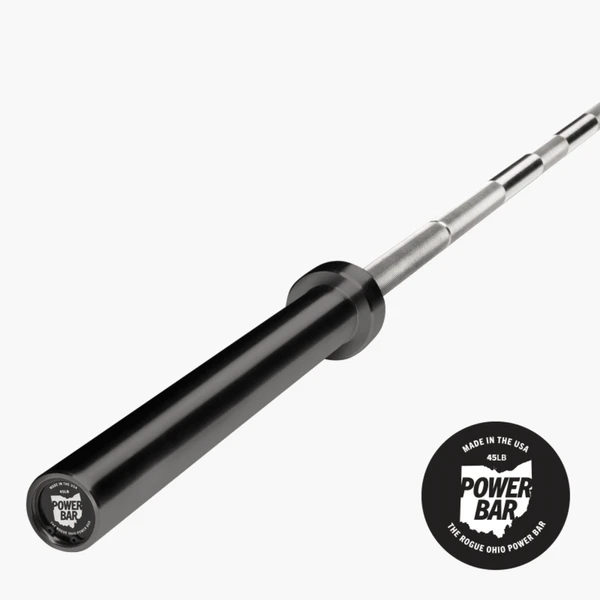 45LB Ohio Power Bar - Stainless / Black