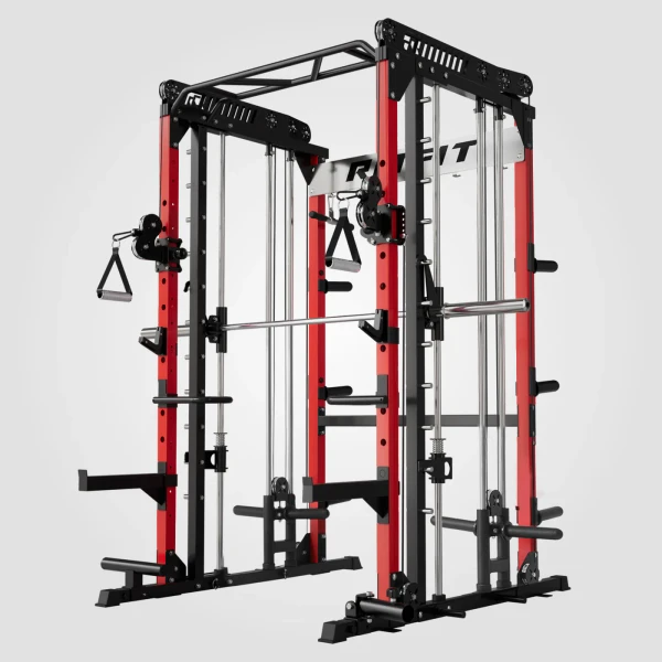 RitFit M1 PRO Multi-Functional Smith Machine with Cable Crossover System and Squat Rack