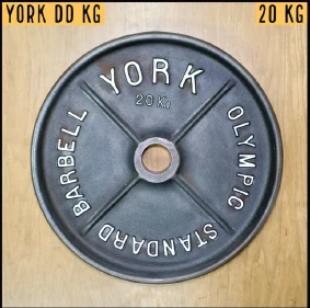 York Barbell Deep Dish KG Vintage Weight Plates