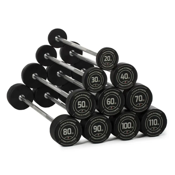 Straight Fixed Urethane Barbells
