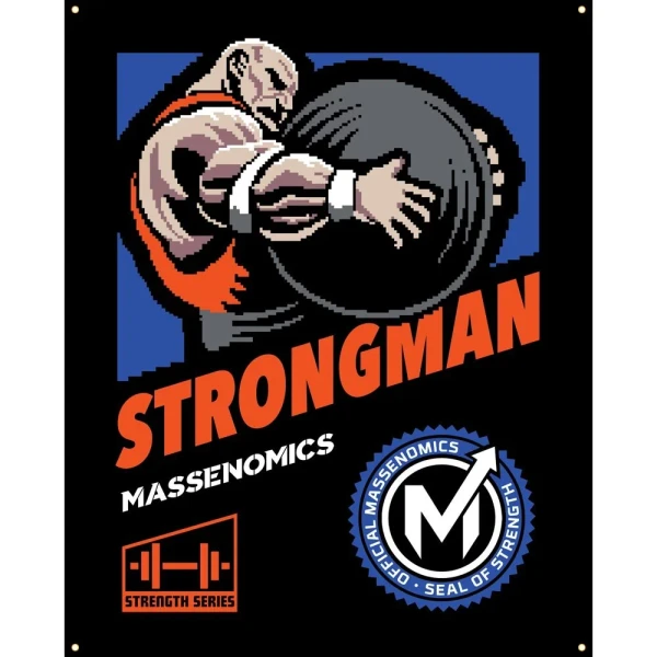 8-Bit Strongman Flag