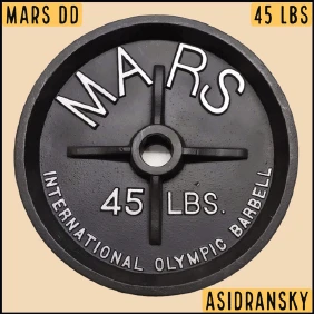 Mars Vintage Weight Plates