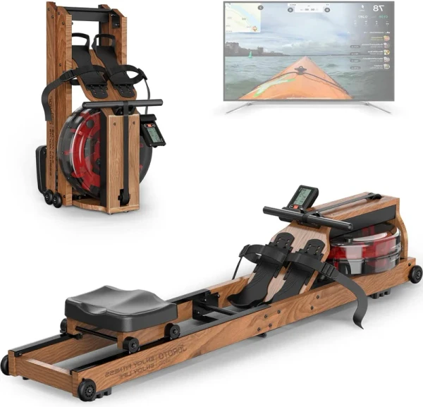 MR280 Solid Oak Water Rowing Machine