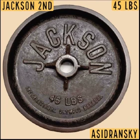 Jackson Barbell Crosshub 2nd Vintage Weight Plates