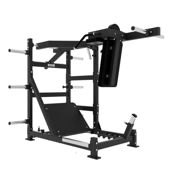 Plate-Loaded Adjustable Pendulum Squat Machine Version 3