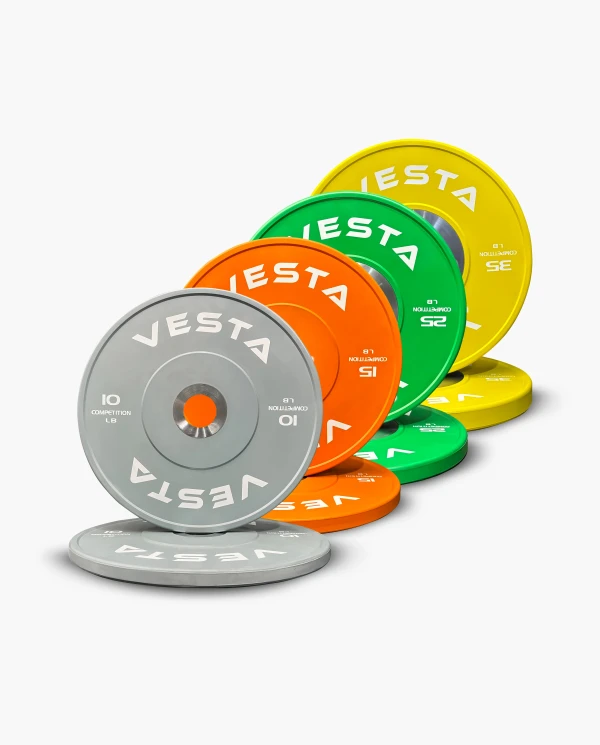 Vesta Colored Competition Bumper Plates
