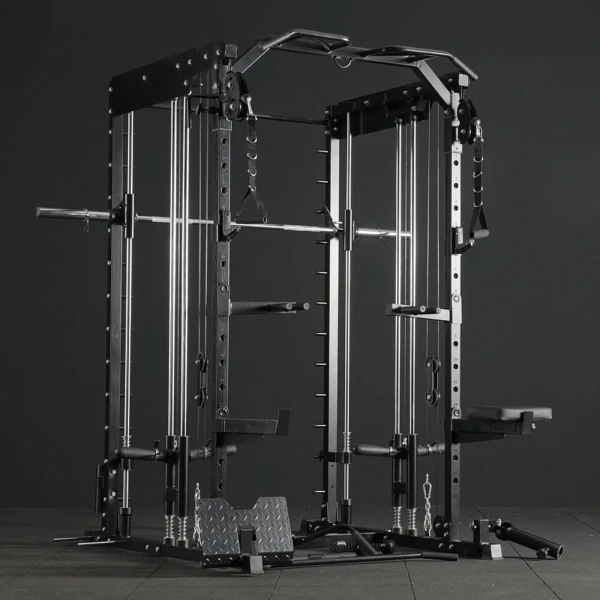 Dual Action Smith Machine with Functional Trainer SM01