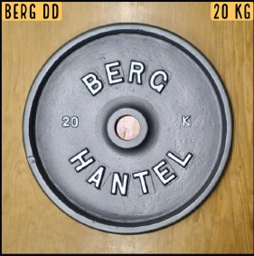 Berg Olympic Deep Dish Vintage Weight Plates