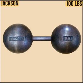 Jackson Barbell Vintage Globe Dumbbells