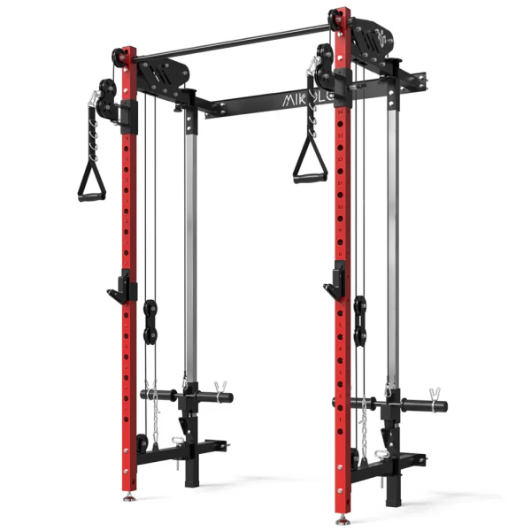 CHEETAH™ Wall Mounted Folding Power Rack Functional Trainer