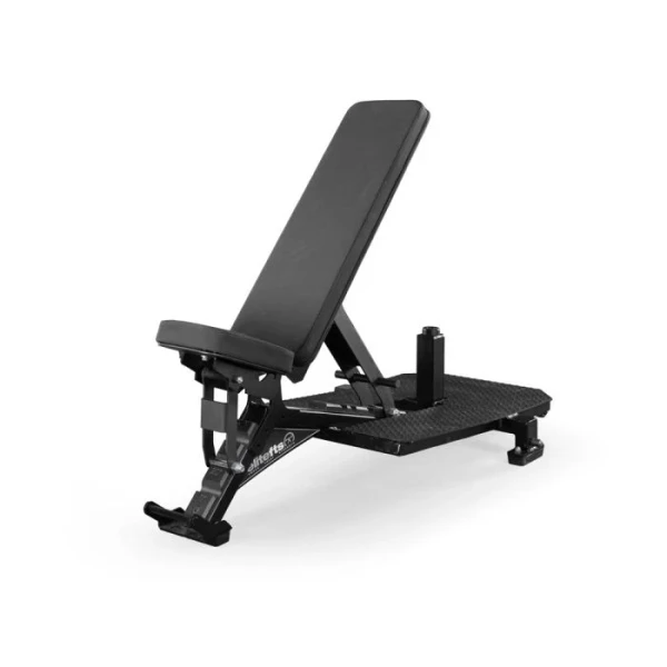 0-90 Degree Signature Bench w/ Extra Large Spotter Platform and Kick Stand