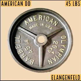 American Olympian Vintage Weight Plates