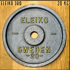 Eleiko Olympic Gen 3rd Vintage Weight Plates