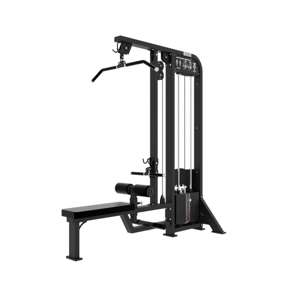 Selectorized Lat Pulldown + Seated Row Machine Version 2