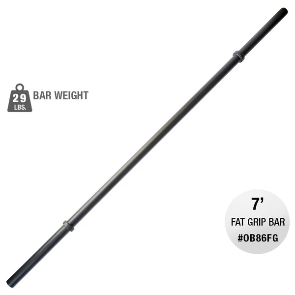 Olympic 7' Fat Grip Axle Bar