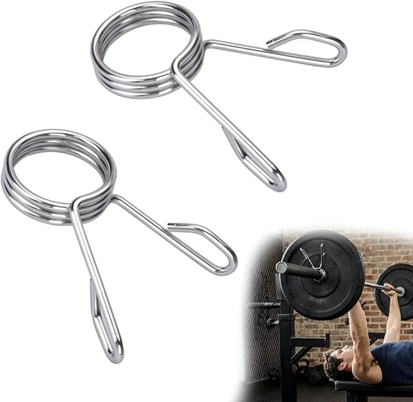 Spring Clip Collars 2 Inch Olympic Barbell Clamps