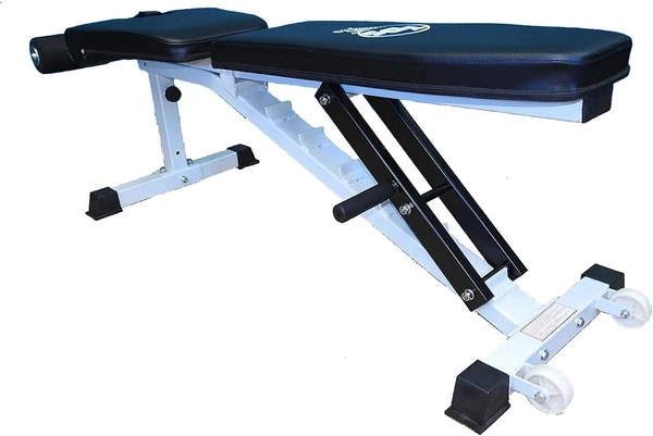 TDS Flat Incline Decline Weight Bench with Wheels