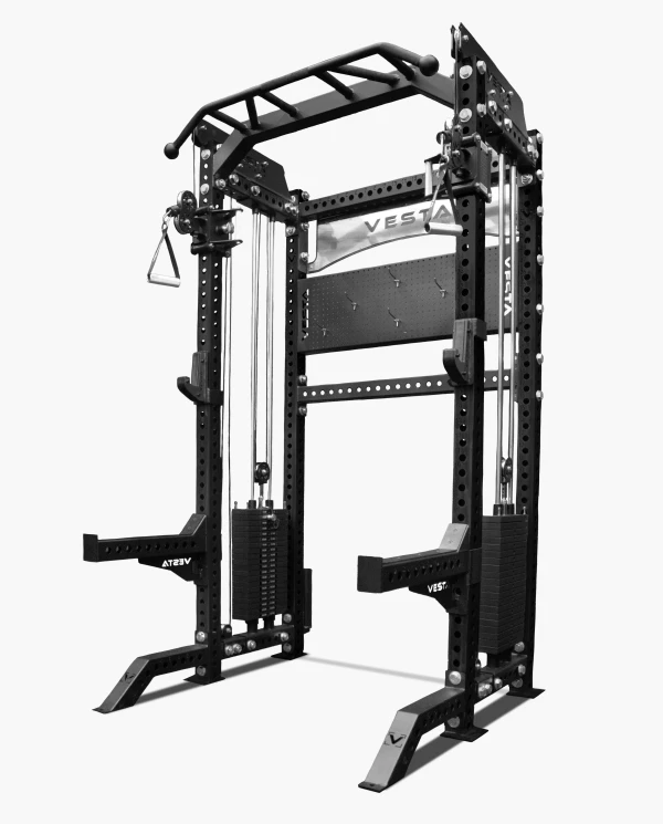 PRO SERIES 2IN1 Ultimate Half Rack Functional Trainer Combo