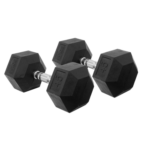 LONESTAR RUBBER HEX DUMBBELL