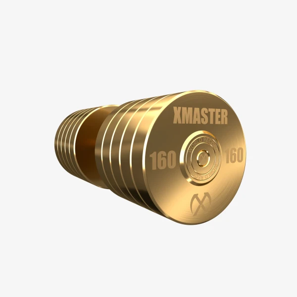 350lb Customized Gold Dumbbells