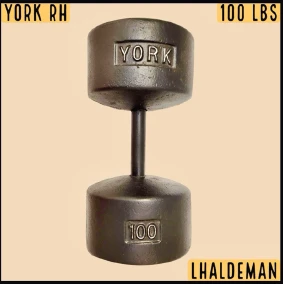 York Barbell Vintage Roundhead Dumbbells