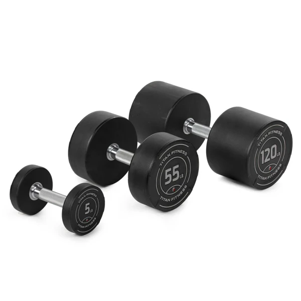 Round Urethane Dumbbells