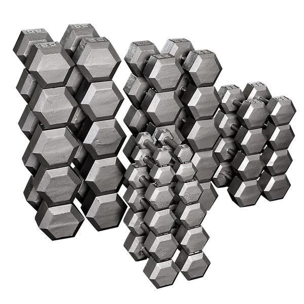 Cast Iron Hex Head Dumbbells