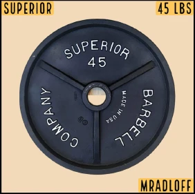 Superior Vintage Weight Plates