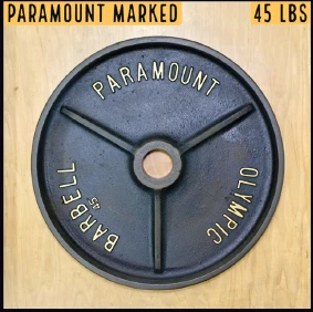 Paramount Deep Dish 2nd Gen Vintage Weight Plates