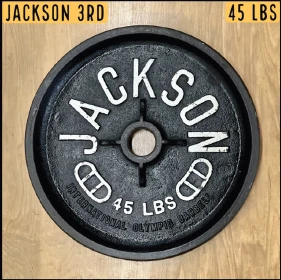Jackson Barbell Crosshub 3rd Gen Vintage Weight Plates