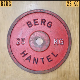 Berg Olympic Double Sided Vintage Weight Plates