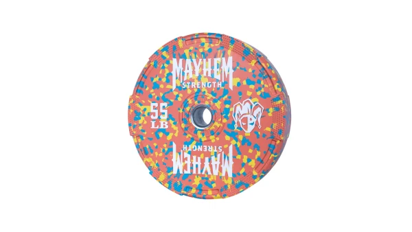 Neon Fleck Bumper Plates