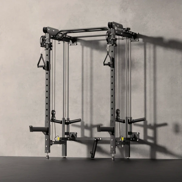 Major Fitness F35 All-In-One Home Gym Wall-Mount Folding Power Rack