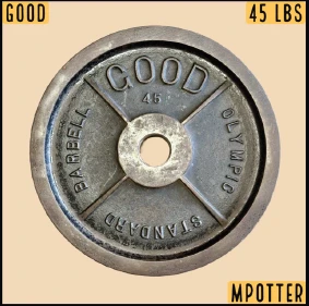Good Vintage Weight Plates
