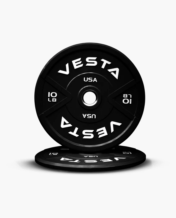 Vesta Black Bumper Plates