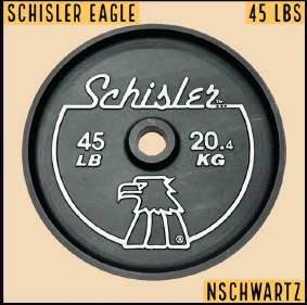Schisler Eagle Head Vintage Weight Plates