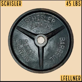 Schisler Deep Dish Vintage Weight Plates
